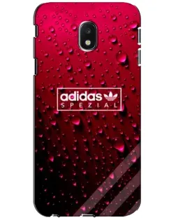 Чехол для Samsung Galaxy J3 2017 (J330FN EU) с картинкой «Adidas Gold Marble»