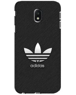 Чехол для Samsung Galaxy J3 2017 (J330FN EU) с картинкой «Adidas Карбоновая текстура»