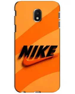 Чехол для Samsung Galaxy J3 2017 (J330FN EU) с картинкой «Оранжевый драйв Nike» Чехол для Samsung Galaxy J3 2017 (J330FN EU) с картинкой «Оранжевый драйв Nike»