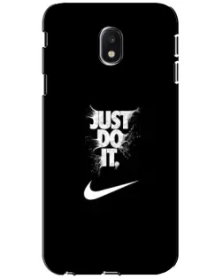 Чехол для Samsung Galaxy J3 2017 (J330FN EU) с картинкой «Текстовый принт Nike» Чехол для Samsung Galaxy J3 2017 (J330FN EU) с картинкой «Текстовый принт Nike»