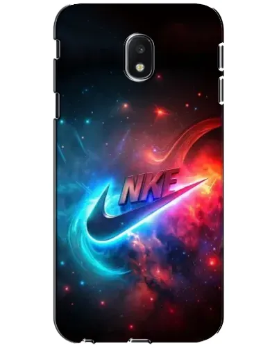 Чехол для Samsung Galaxy J3 2017 (J330FN EU) с картинкой «Огненный логотип Nike»