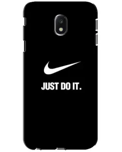 Чехол для Samsung Galaxy J3 2017 (J330FN EU) с картинкой «Классический принт Nike» Чехол для Samsung Galaxy J3 2017 (J330FN EU) с картинкой «Классический принт Nike»