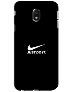 Чехол для Samsung Galaxy J3 2017 (J330FN EU) с картинкой «Минимализм от Nike» Чехол для Samsung Galaxy J3 2017 (J330FN EU) с картинкой «Минимализм от Nike»
