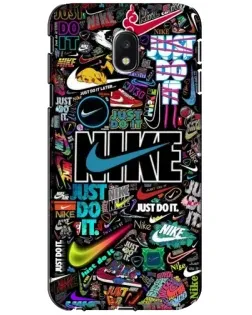 Чехол для Samsung Galaxy J3 2017 (J330FN EU) с картинкой «Яркий коллаж Nike» Чехол для Samsung Galaxy J3 2017 (J330FN EU) с картинкой «Яркий коллаж Nike»