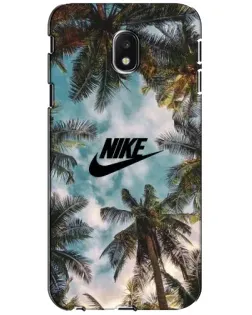 Чехол для Samsung Galaxy J3 2017 (J330FN EU) с картинкой «Тропический принт Nike» Чехол для Samsung Galaxy J3 2017 (J330FN EU) с картинкой «Тропический принт Nike»