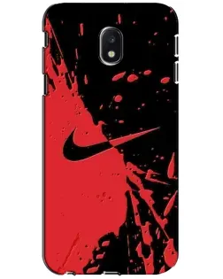 Чехол для Samsung Galaxy J3 2017 (J330FN EU) с картинкой «Красные брызги Nike» Чехол для Samsung Galaxy J3 2017 (J330FN EU) с картинкой «Красные брызги Nike»
