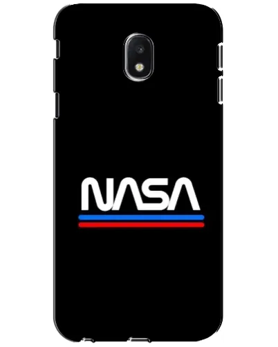 Чехол для Samsung Galaxy J3 2017 (J330FN EU) с картинкой «NASA — классика Red Blue»