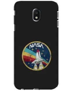 Чехол для Samsung Galaxy J3 2017 (J330FN EU) с картинкой «NASA — эмблема миссии»