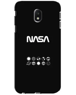 Чехол для Samsung Galaxy J3 2017 (J330FN EU) с картинкой «NASA — технический принт»