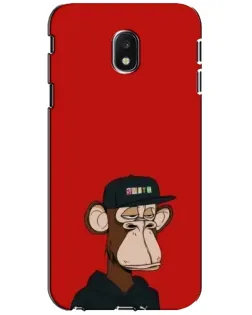 Чехол для Samsung Galaxy J3 2017 (J330FN EU) с картинкой «Bored Ape — красный фон» Чехол для Samsung Galaxy J3 2017 (J330FN EU) с картинкой «Bored Ape — красный фон»
