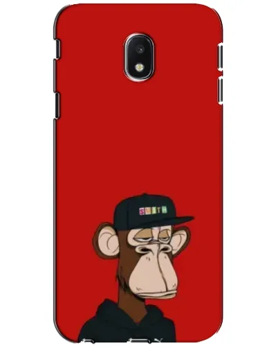 Чехол для Samsung Galaxy J3 2017 (J330FN EU) с картинкой «Bored Ape — красный фон» Чехол для Samsung Galaxy J3 2017 (J330FN EU) с картинкой «Bored Ape — красный фон»