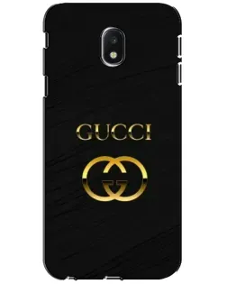Чехол для Samsung Galaxy J3 2017 (J330FN EU) с картинкой «Золотой логотип Gucci» Чехол для Samsung Galaxy J3 2017 (J330FN EU) с картинкой «Золотой логотип Gucci»
