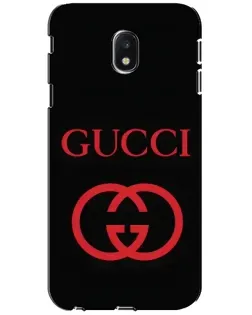 Чехол для Samsung Galaxy J3 2017 (J330FN EU) с картинкой «Gucci — красный логотип» Чехол для Samsung Galaxy J3 2017 (J330FN EU) с картинкой «Gucci — красный логотип»