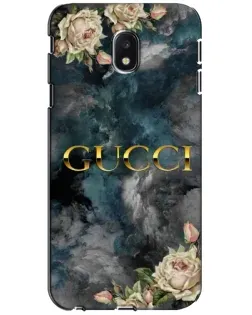 Чехол для Samsung Galaxy J3 2017 (J330FN EU) с картинкой «Абстрактные цветы Gucci» Чехол для Samsung Galaxy J3 2017 (J330FN EU) с картинкой «Абстрактные цветы Gucci»
