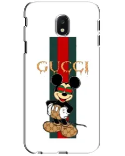 Чехол для Samsung Galaxy J3 2017 (J330FN EU) с картинкой «Микки Маус Gucci — полосы» Чехол для Samsung Galaxy J3 2017 (J330FN EU) с картинкой «Микки Маус Gucci — полосы»