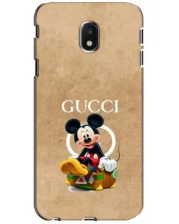 Чехол для Samsung Galaxy J3 2017 (J330FN EU) с картинкой «Микки Маус Gucci — крафт» Чехол для Samsung Galaxy J3 2017 (J330FN EU) с картинкой «Микки Маус Gucci — крафт»