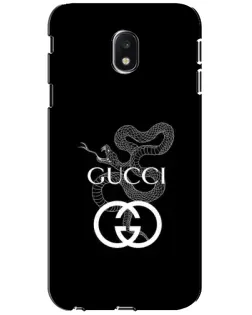 Чехол для Samsung Galaxy J3 2017 (J330FN EU) с картинкой «Gucci — серебряная змея» Чехол для Samsung Galaxy J3 2017 (J330FN EU) с картинкой «Gucci — серебряная змея»