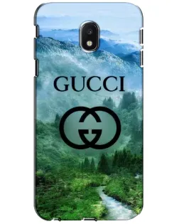 Чехол для Samsung Galaxy J3 2017 (J330FN EU) с картинкой «Gucci — горный пейзаж» Чехол для Samsung Galaxy J3 2017 (J330FN EU) с картинкой «Gucci — горный пейзаж»