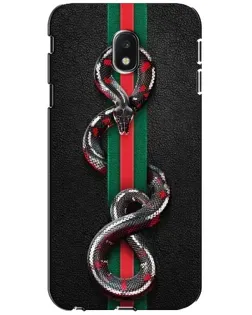 Чехол для Samsung Galaxy J3 2017 (J330FN EU) с картинкой «Gucci — змея на полосе» Чехол для Samsung Galaxy J3 2017 (J330FN EU) с картинкой «Gucci — змея на полосе»