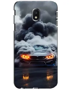 Чехол для Samsung Galaxy J3 2017 (J330FN EU) с картинкой «BMW в дыму» Чехол для Samsung Galaxy J3 2017 (J330FN EU) с картинкой «BMW в дыму»