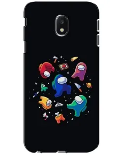 Чехол для Samsung Galaxy J3 2017 (J330FN EU) с картинкой «Among Us космос»