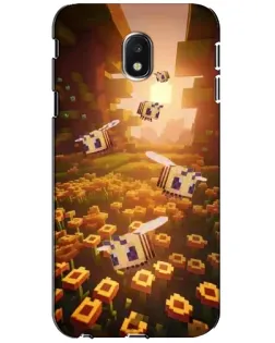 Чехол для Samsung Galaxy J3 2017 (J330FN EU) с картинкой «Поле подсолнухов»