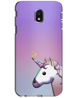 Чехол для Samsung Galaxy J3 2017 (J330FN EU) с картинкой «Единорог градиент» Чехол для Samsung Galaxy J3 2017 (J330FN EU) с картинкой «Единорог градиент»