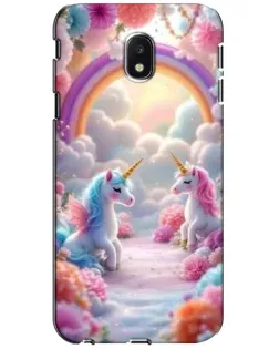 Чехол для Samsung Galaxy J3 2017 (J330FN EU) с картинкой «Радуга и единороги» Чехол для Samsung Galaxy J3 2017 (J330FN EU) с картинкой «Радуга и единороги»