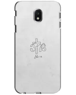 Чохол для Samsung Galaxy J3 2017 (J330FN EU) з картинкою «Івана 3:16 Хрест»