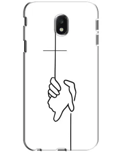 Чохол для Samsung Galaxy J3 2017 (J330FN EU) з картинкою «Рука тримає»