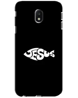 Чехол для Samsung Galaxy J3 2017 (J330FN EU) с картинкой «Рыба Jesus»