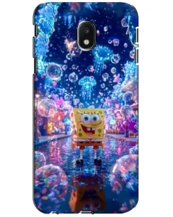 Чехол для Samsung Galaxy J3 2017 (J330FN EU) с картинкой «Неоновый океан»
