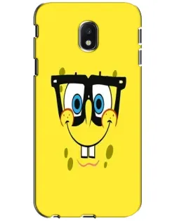 Чехол для Samsung Galaxy J3 2017 (J330FN EU) с картинкой «Минималистичный Спанч Боб» Чехол для Samsung Galaxy J3 2017 (J330FN EU) с картинкой «Минималистичный Спанч Боб»