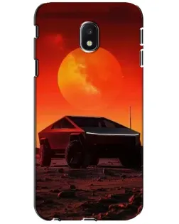 Чехол для Samsung Galaxy J3 2017 (J330FN EU) с картинкой «Cybertruck на Марсе» Чехол для Samsung Galaxy J3 2017 (J330FN EU) с картинкой «Cybertruck на Марсе»
