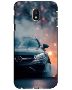 Чехол для Samsung Galaxy J3 2017 (J330FN EU) с картинкой «Mercedes — ночной город» Чехол для Samsung Galaxy J3 2017 (J330FN EU) с картинкой «Mercedes — ночной город»