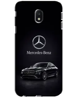 Чехол для Samsung Galaxy J3 2017 (J330FN EU) с картинкой «Mercedes — решетка радиатора»