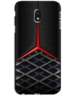 Чехол для Samsung Galaxy J3 2017 (J330FN EU) с картинкой «Mercedes Carbon Grid»