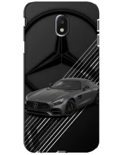 Чехол для Samsung Galaxy J3 2017 (J330FN EU) с картинкой «Mercedes AMG — графика»
