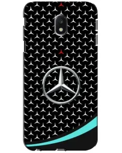 Чехол для Samsung Galaxy J3 2017 (J330FN EU) с картинкой «Mercedes — бирюзовый акцент»