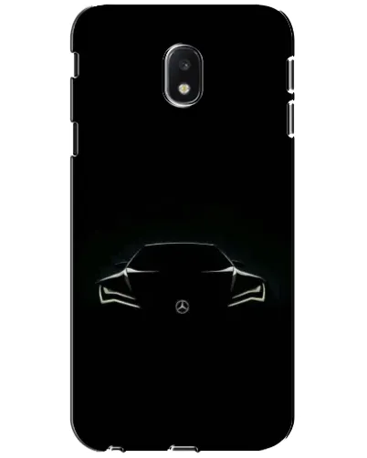Чехол для Samsung Galaxy J3 2017 (J330FN EU) с картинкой «Mercedes — силуэт авто» Чехол для Samsung Galaxy J3 2017 (J330FN EU) с картинкой «Mercedes — силуэт авто»