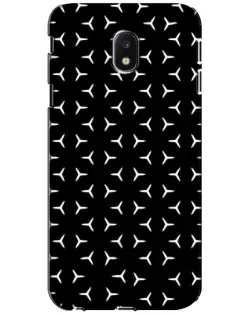 Чехол для Samsung Galaxy J3 2017 (J330FN EU) с картинкой «Mercedes паттерн звезд»