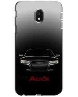 Чехол для Samsung Galaxy J3 2017 (J330FN EU) с картинкой «Audi — градиентный контур» Чехол для Samsung Galaxy J3 2017 (J330FN EU) с картинкой «Audi — градиентный контур»