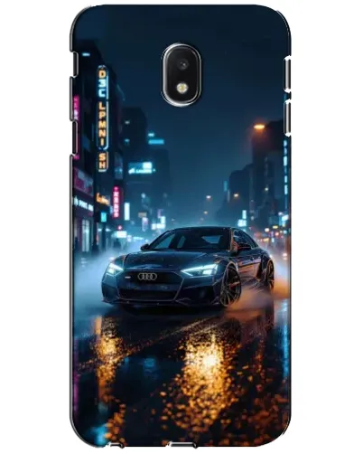 Чехол для Samsung Galaxy J3 2017 (J330FN EU) с картинкой «Ночной город и Audi» Чехол для Samsung Galaxy J3 2017 (J330FN EU) с картинкой «Ночной город и Audi»