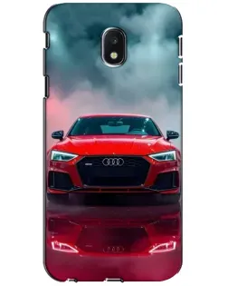 Чехол для Samsung Galaxy J3 2017 (J330FN EU) с картинкой «Audi RS — красный стиль» Чехол для Samsung Galaxy J3 2017 (J330FN EU) с картинкой «Audi RS — красный стиль»
