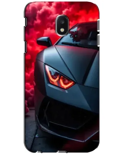 Чехол для Samsung Galaxy J3 2017 (J330FN EU) с картинкой «Lamborghini красное сияние»