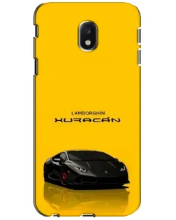 Чехол для Samsung Galaxy J3 2017 (J330FN EU) с картинкой «Lamborghini Huracan черный»