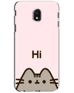 Чехол для Samsung Galaxy J3 2017 (J330FN EU) с картинкой «Пушин говорит Hi» Чехол для Samsung Galaxy J3 2017 (J330FN EU) с картинкой «Пушин говорит Hi»