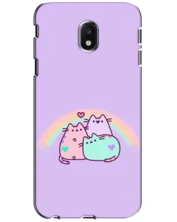 Чехол для Samsung Galaxy J3 2017 (J330FN EU) с картинкой «Радужные Пушины» Чехол для Samsung Galaxy J3 2017 (J330FN EU) с картинкой «Радужные Пушины»