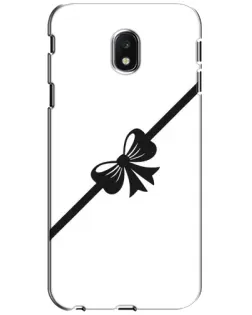 Чехол для Samsung Galaxy J3 2017 (J330FN EU) с картинкой «Диагональный бант» Чехол для Samsung Galaxy J3 2017 (J330FN EU) с картинкой «Диагональный бант»
