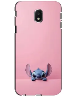 Чехол для Samsung Galaxy J3 2017 (J330FN EU) с картинкой «Stitch выглядывает»